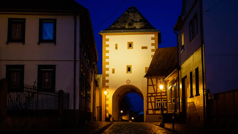 Obertor-Beleuchtung Hochstadt Obertor Copyright Thomas-Wa